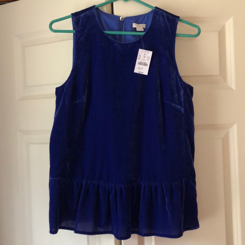 Blue JCrew Size 0 Blouse